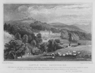 Castle Hill, Devonshire (gravure)