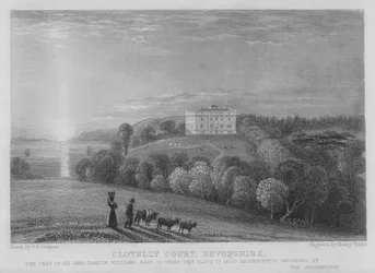 Clovelly Court, Devonshire (gravure)