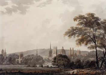 Vue des tours et clochers d