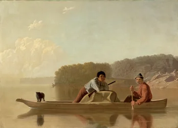 Le Retour des trappeurs, 1851