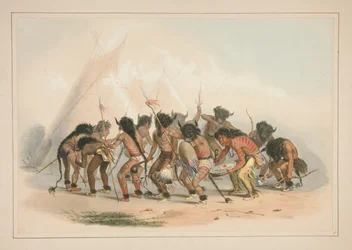 Danse des bisons, pl. 8 du Portfolio des Indiens d