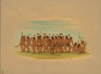 Danse du chien - Sioux, 1861