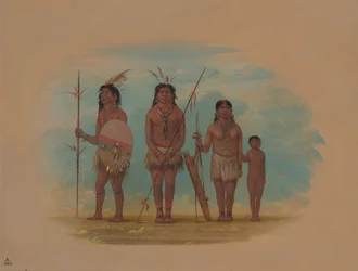 Quatre Indiens Xingu