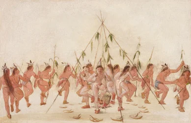 Danse du maïs vert, Hidatsa