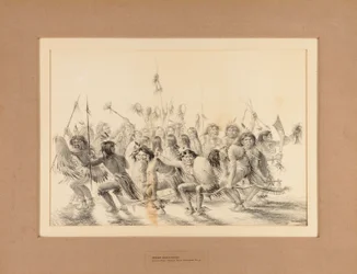 Danse indienne du cuir chevelu--no. 31
