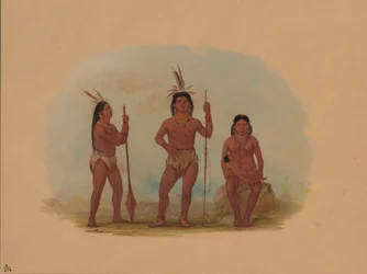Chef Klahoquaht, sa femme et son fils