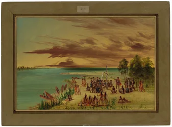 La Salle revendique la Louisiane pour la France. 9 avril
