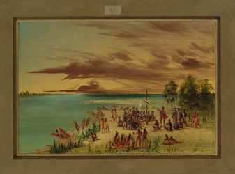 La Salle revendiquant la Louisiane pour la France, 9 avril 1682, 1847-48