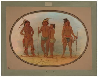 Membres de la tribu des Botocudo
