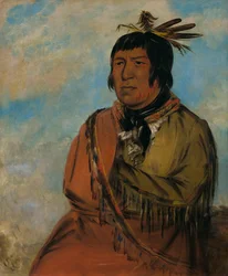 Na-pów-sa, Ours voyageant la nuit, un chef, 1830