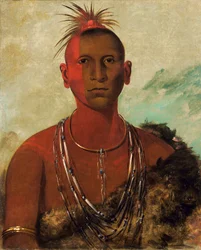 Náh-se-ús-kuk, Tonnerre Tourbillonnant, fils aîné de Black Hawk