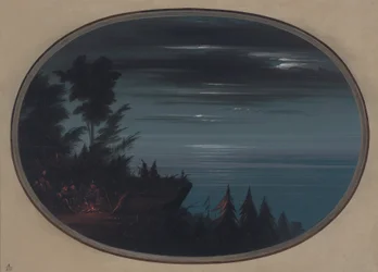 Village de Nayas la nuit
