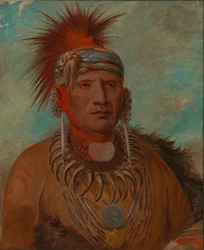 Neu-mon-ya, Pluie Marchante, Chef de guerre, 1844-1845
