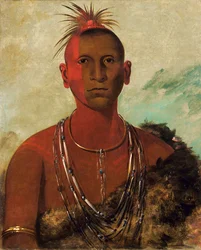 Náh-se-ús-kuk, Tonnerre Tourbillonnant, Fils Aîné de Black Hawk, 1832