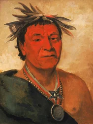 O-ho-páh-sha, Petit Cri, un Guerrier Distingué, 1831