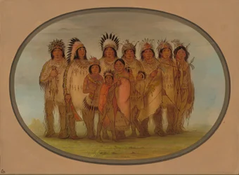 Indiens Ojibbeway à Paris, 1861-1869