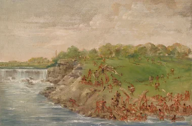 Portage Ojibwa autour des chutes de St. Anthony