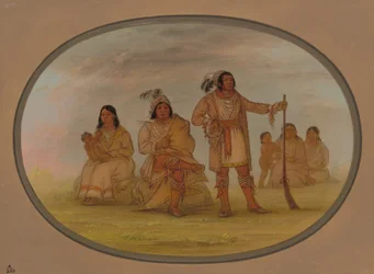 Osceola et quatre Indiens Séminoles, 1861-1869