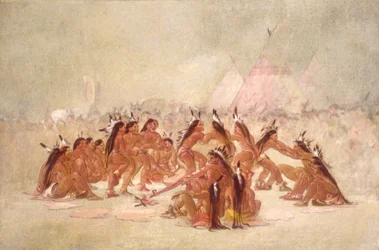 Danse de la pipe, Assiniboine, 1835-1837