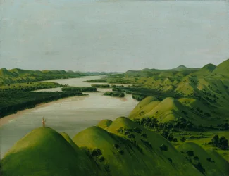Falaises de la Rivière, 1320 Miles au-dessus de St. Louis, 1832