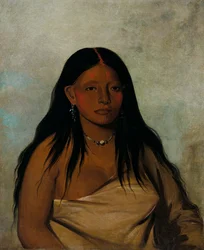 Shé-de-ah, Sauge sauvage, une femme Wichita, 1834
