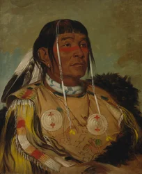 Sha-có-pay, Le Six, chef des Ojibwa des Plaines, 1832