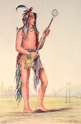 Joueur de balle Sioux Ah-No-Je-Nange, 