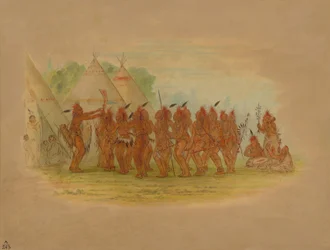 Danse des esclaves - Saukie, 1861