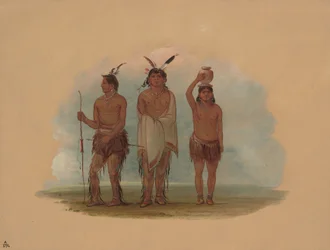 Trois Indiens Walla Walla, 1855-1869