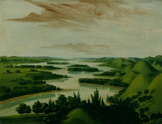 Vue de la tombe de Floyd, à 1300 miles au-dessus de Saint-Louis