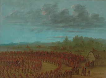 Danse de guerre des Saukies, 1861-1869