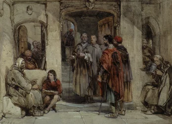 Une scène de la vie monastique, 1850