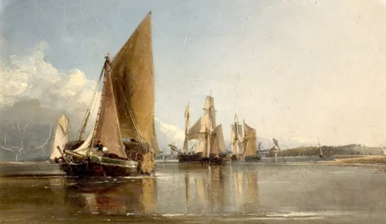 Bateaux Entrant dans la Medway