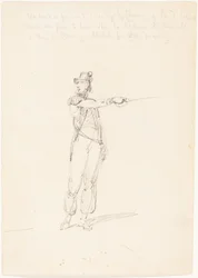 Amiral Sir Edward Pellew, premier quart du XIXe siècle (graphite)