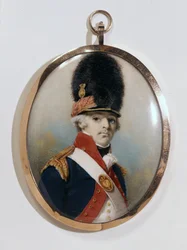 Miniature du 1er Lord Bloomfield en uniforme militaire