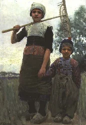 Petits faneurs, Hollande du Nord