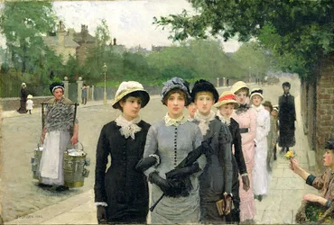 Écolières, 1880