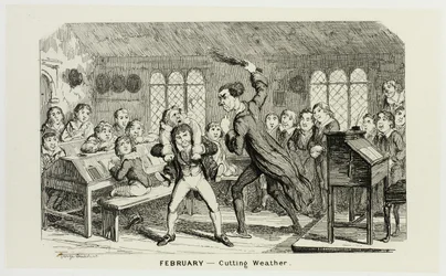 Février - Cutting Weather from George Cruikshank