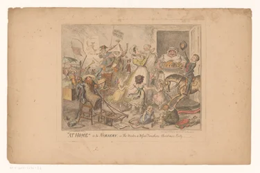 Fête dans la chambre des enfants