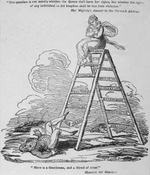 Voici un gentilhomme, et un ami à moi!, vers 1820