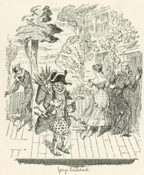 Joseph Grimaldi dans Harlequinade