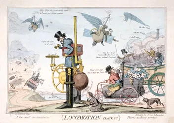 Locomotion, Londres, vers 1820