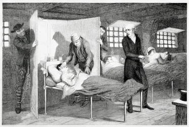 Le garçon meurt sur le navire de transport, 1848