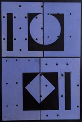 Collage, Blue Mercato