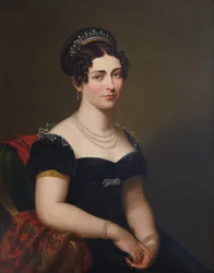 Dutch : Buste de la duchesse de Kent Portrait en buste de la duchesse de Kent