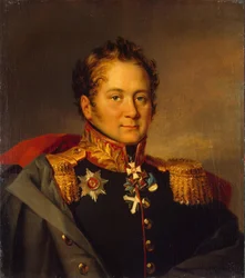 Portrait du général Alexandre Alexandrovitch Pisarev 1780-1848, avant 1825