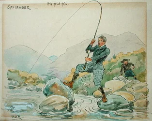 Le mois de septembre : Pêche à la ligne