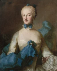 Duchesse Maria Anna Josepha de Bavière 1734-1776, margrave de Baden-Baden, vers 1750