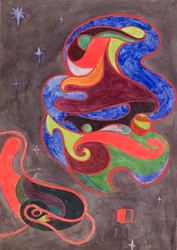Décoration cosmique, vers 1898