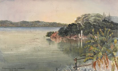 Port intérieur de Singapour, août 1862